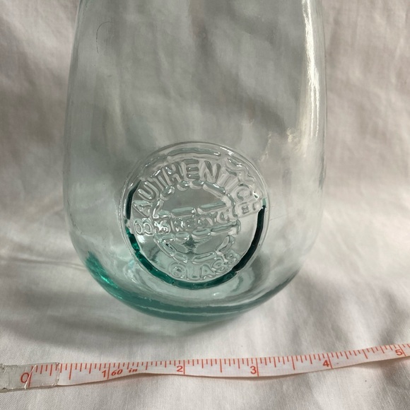 SAN MIGUEL 5" TUMBLER AUTHENTIC 100% RECYCLED GLASS GREEN - Picture 2 of 2